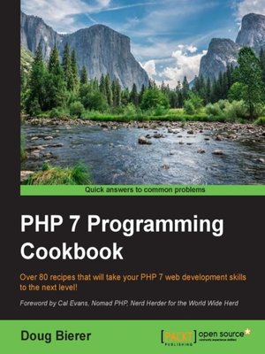 cover image of PHP 7 Programming Cookbook
